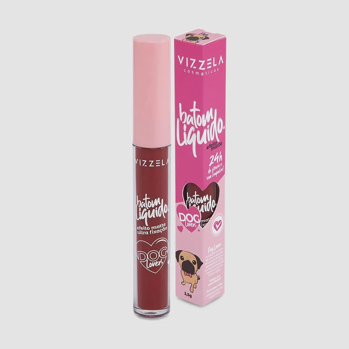 Batom Líquido Vizzela - Cor 10 Pug