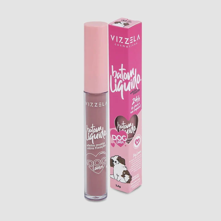 Batom Líquido Vizzela - Cor 02 Shih Tzu