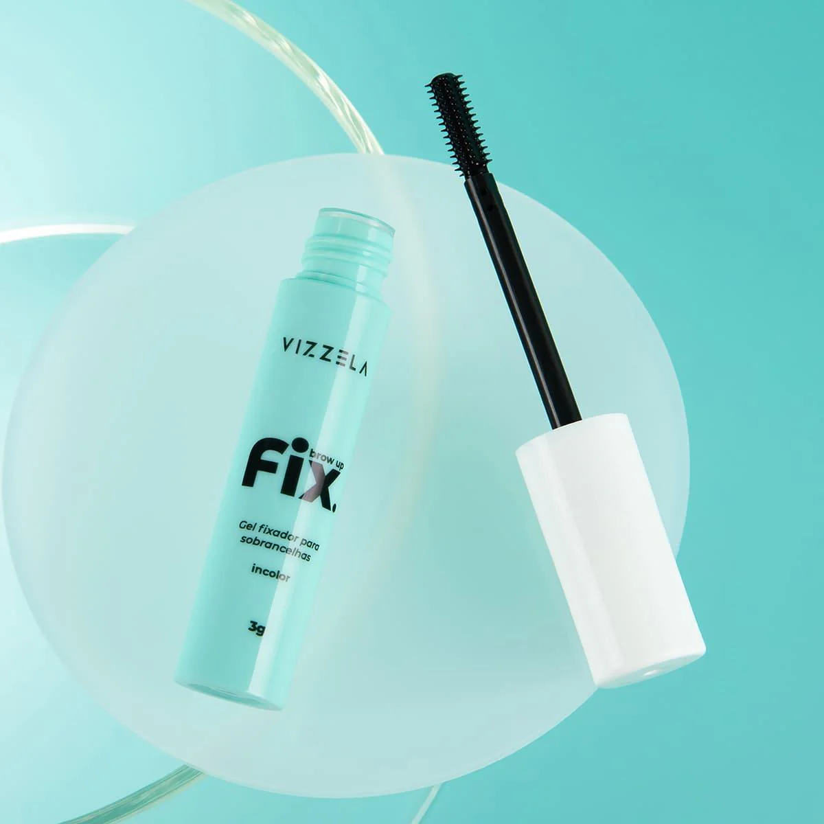 Brow Up Fix - Gel Fixador para Sobrancelhas Vizzela