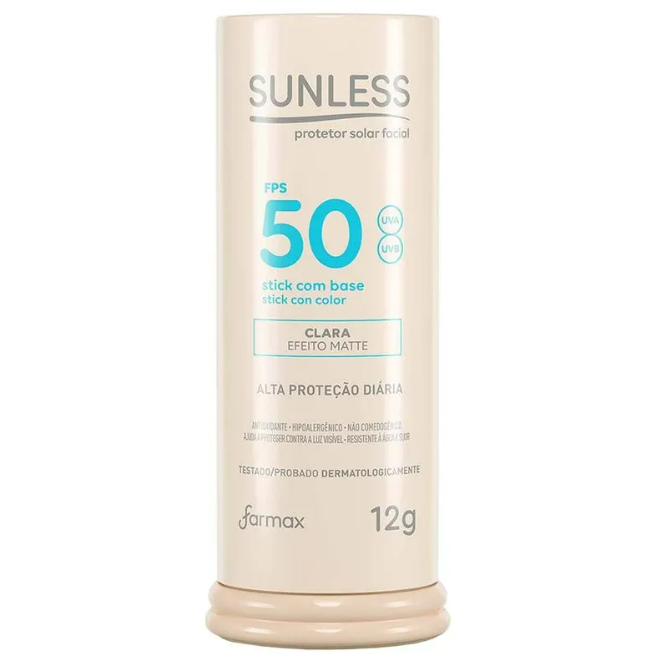Protetor Solar Stick Sunless FPS50 - Claro